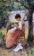 Theodore Robinson Layette France oil painting artist